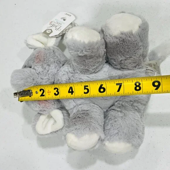 Baby Ganz Collection Girl Boy 8" Plush Stuffed Animal Gray Emerson elephant - Picture 2 of 4